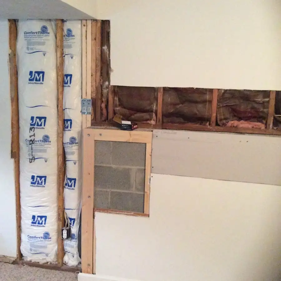 Wall insulation replacement during Odor Removal & Deodorization in Wailea